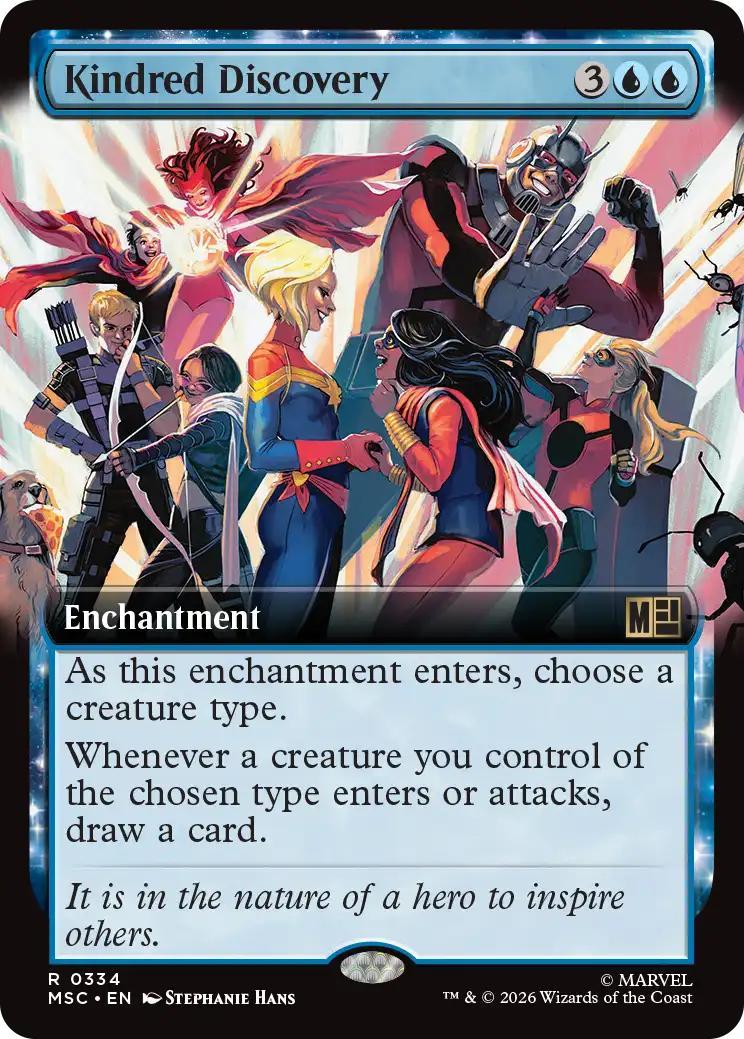 Kindred Discovery [334] [Extended Art] [Marvel Super Heroes: Commander] [Non-Foil]