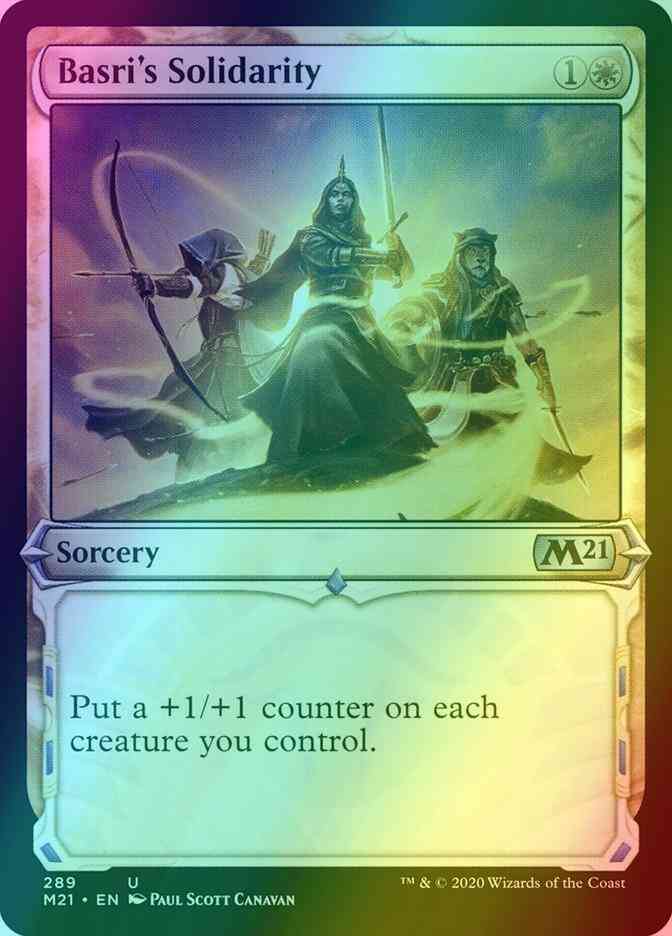 Basri's Solidarity [289] [Showcase] [Core Set 2021] [Foil]