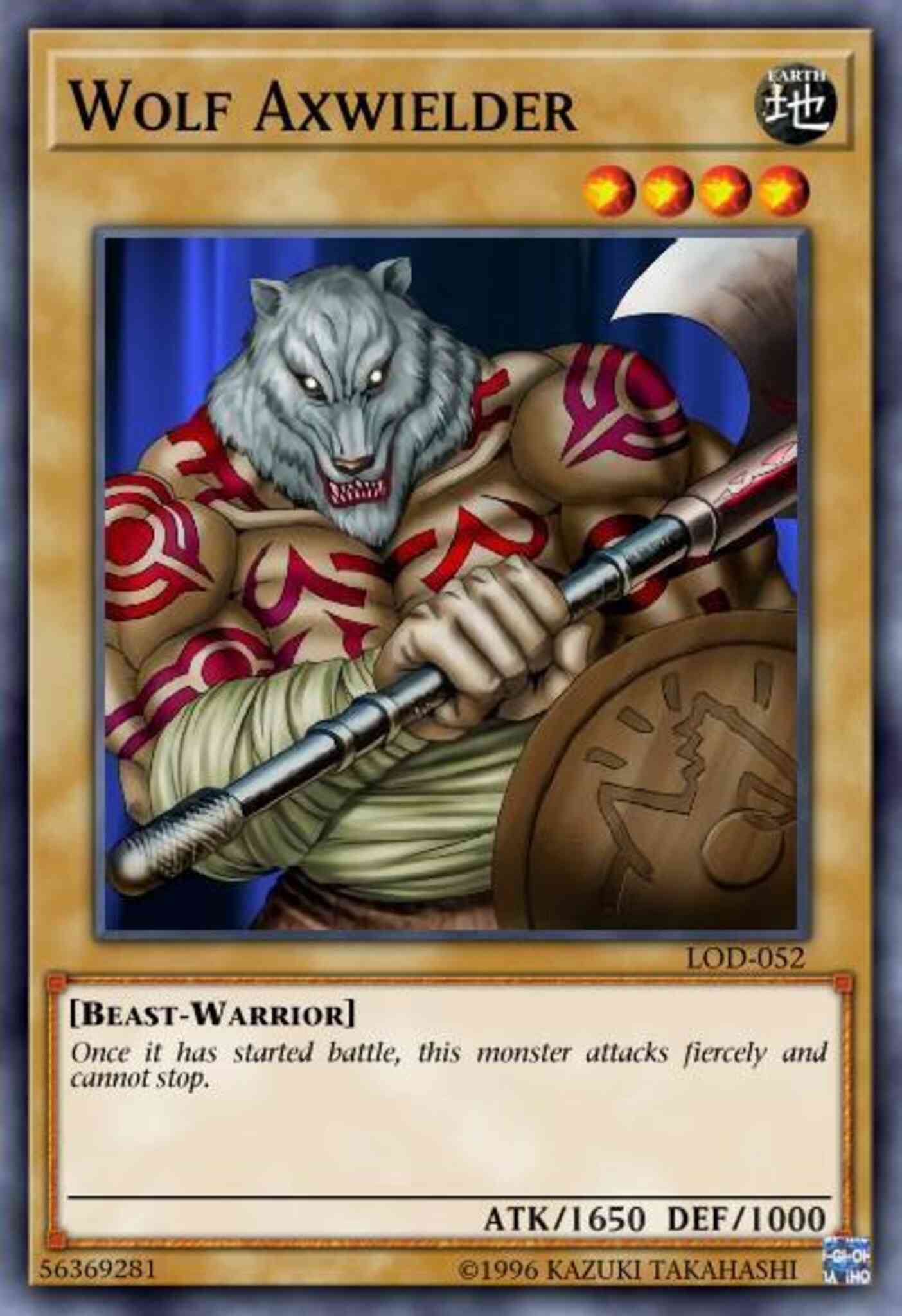 Wolf Axwielder - LOD-052 - Common - 1st Edition