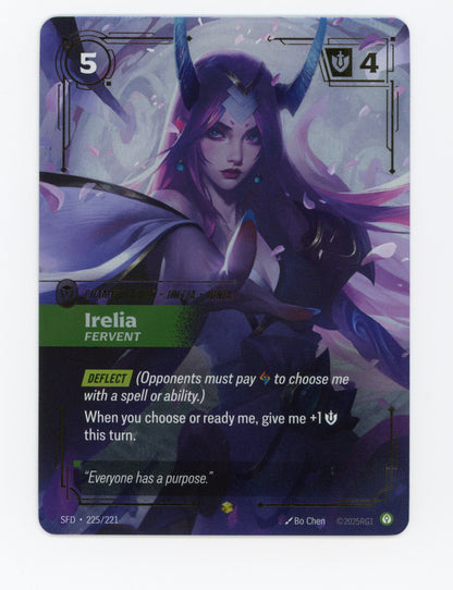 Irelia - Fervent — Overnumbered|Foil — ID 19446