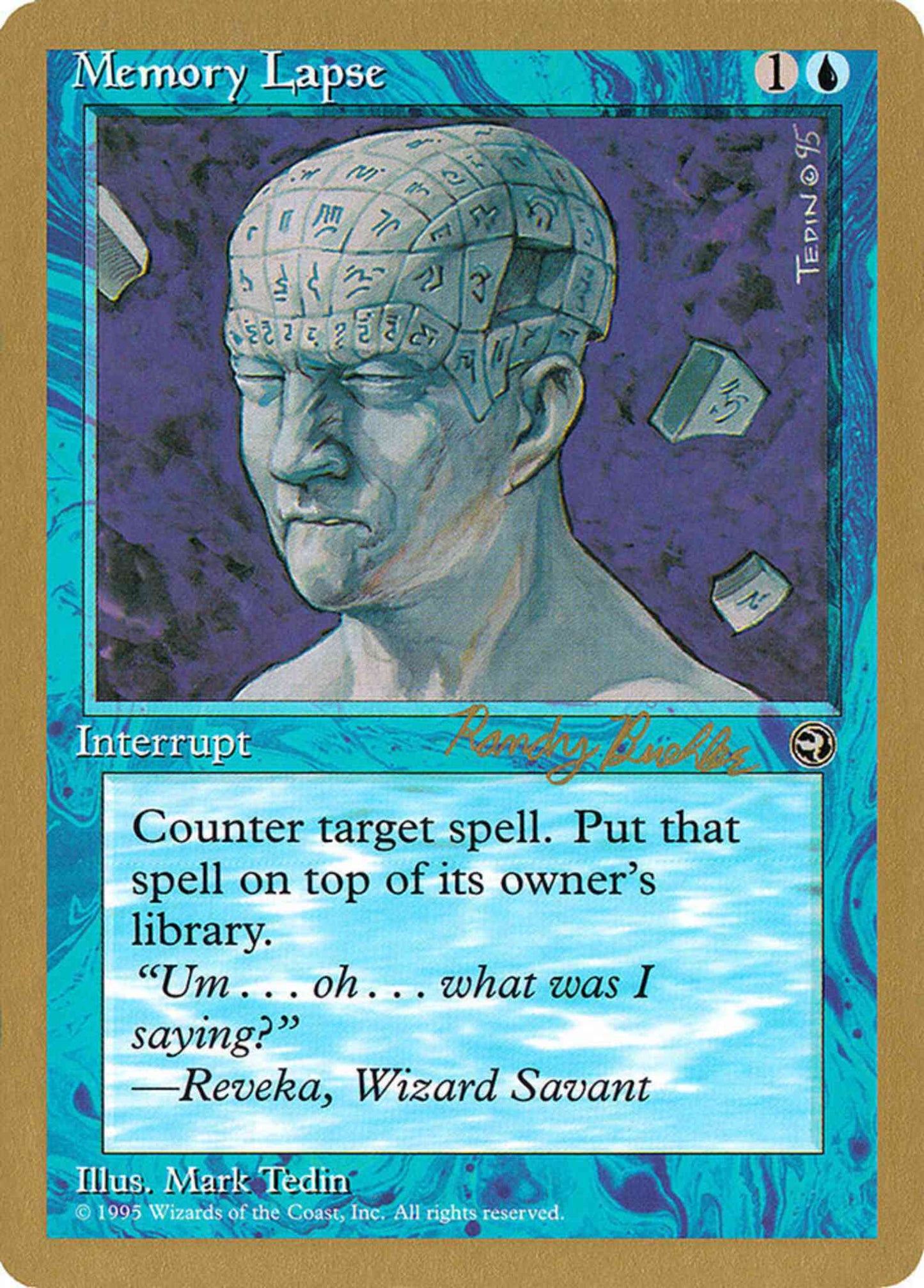 Memory Lapse [rb32] [World Championship Decks 1998] [Non-Foil]