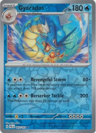 Gyarados - 043/193 - Rare [sv02-043] [Reverse Holo]