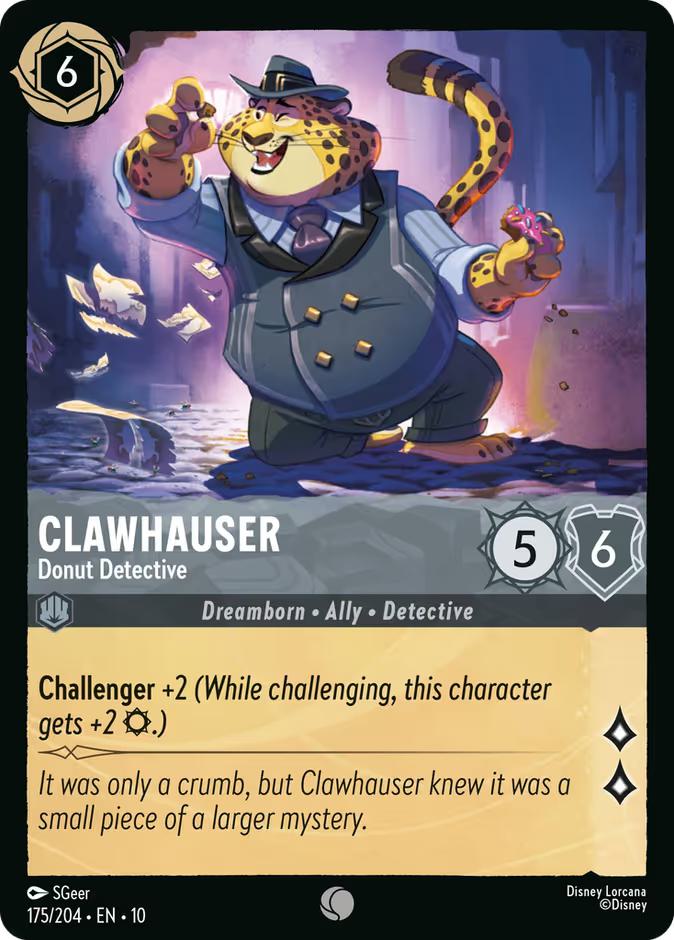 Clawhauser - Donut Detective - 175/204 [Whispers in the Well] [Non-Foil]