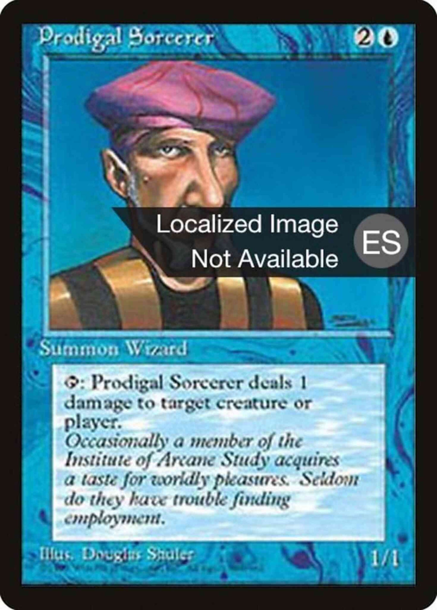 Prodigal Sorcerer - Portuguese [94] [Fourth Edition Black Border: Portuguese] [Non-Foil]