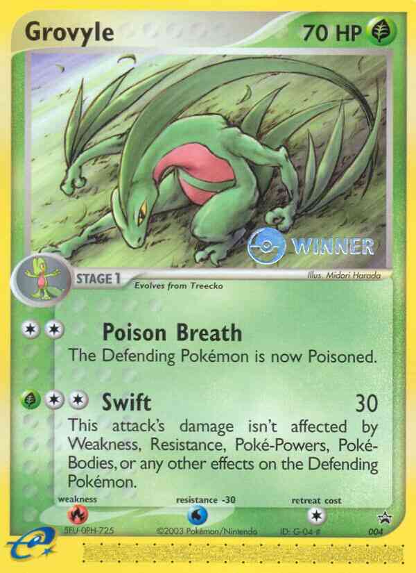 Grovyle - 4/40 - Promo [np-4] [Non-Holo]