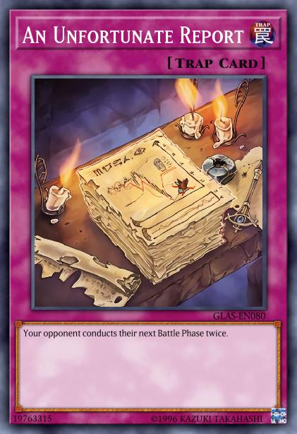 An Unfortunate Report - GLAS-EN080 - Common - 1st Edition