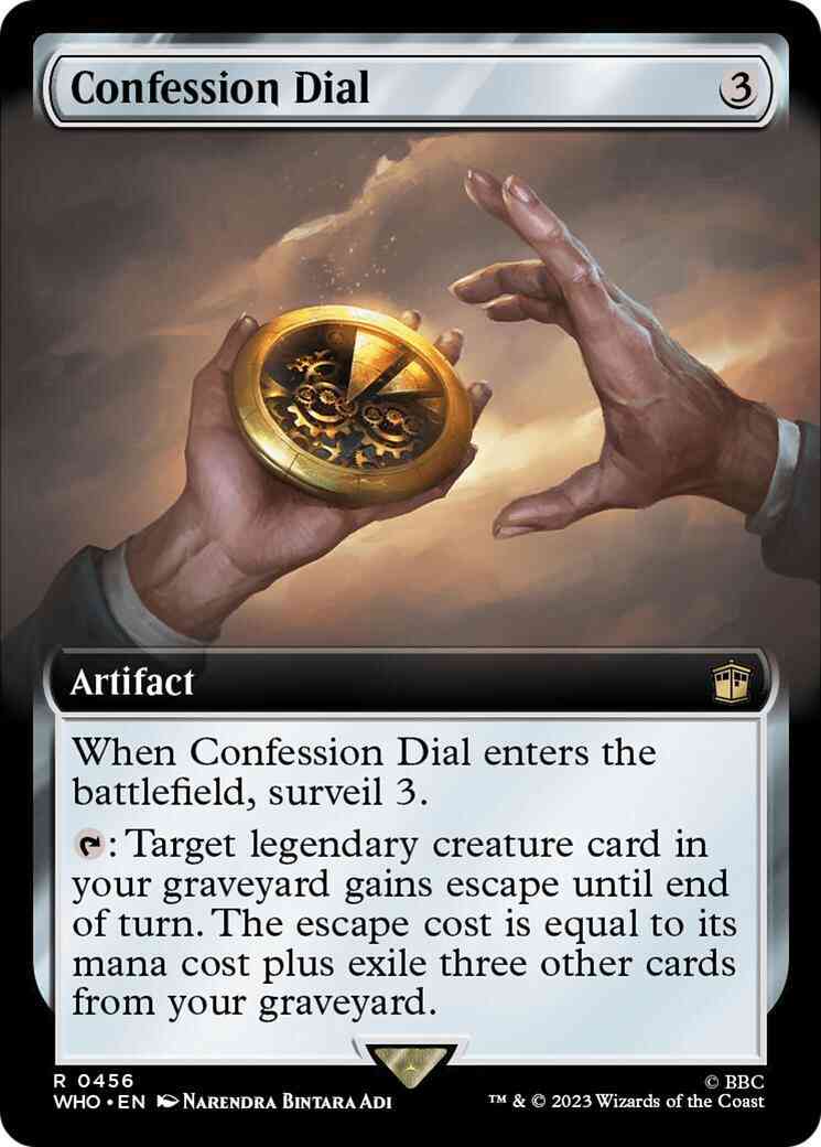 Confession Dial [456] [Extended Art] [Universes Beyond: Doctor Who] [Non-Foil]