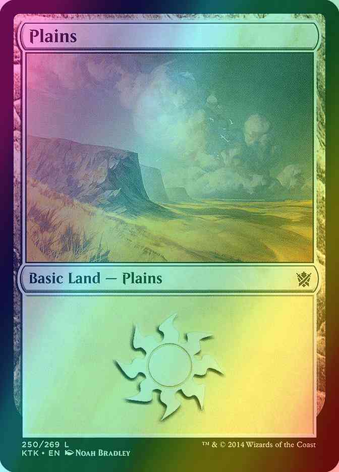 Plains [250] [Khans Of Tarkir] [Foil]