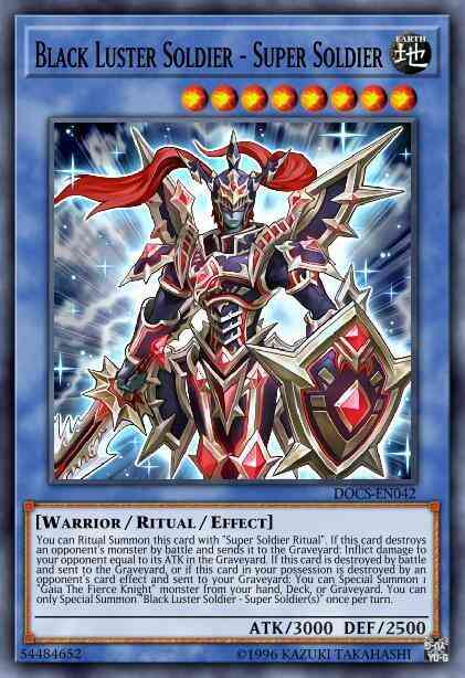 Black Luster Soldier - Super Soldier - DOCS-EN042 - Ultimate Rare - 1st Edition