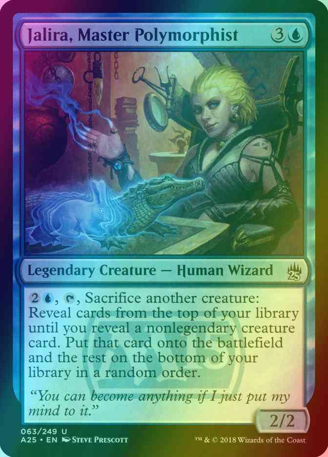 Jalira, Master Polymorphist [63] [Masters 25] [Foil]
