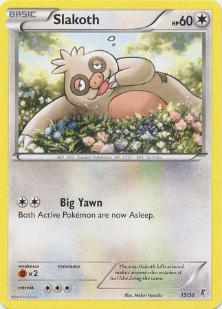 Slakoth - 15/30 - [XY Trainer Kit (Bisharp)] [Non-Holo]