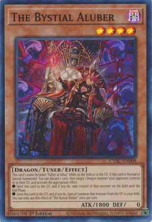 The Bystial Aluber - CYAC-EN008 - Super Rare - 1st Edition