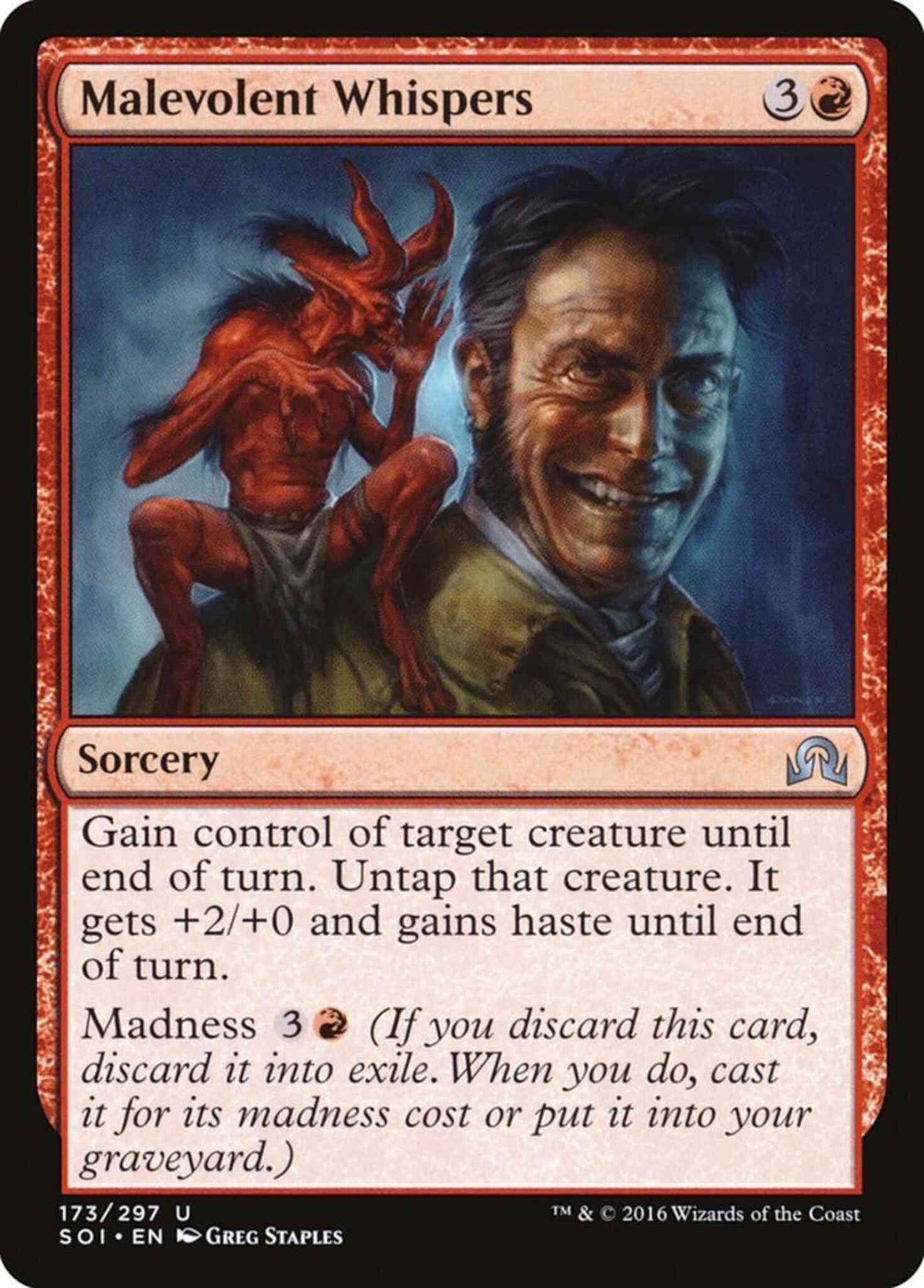 Malevolent Whispers [173] [Shadows over Innistrad] [Non-Foil]