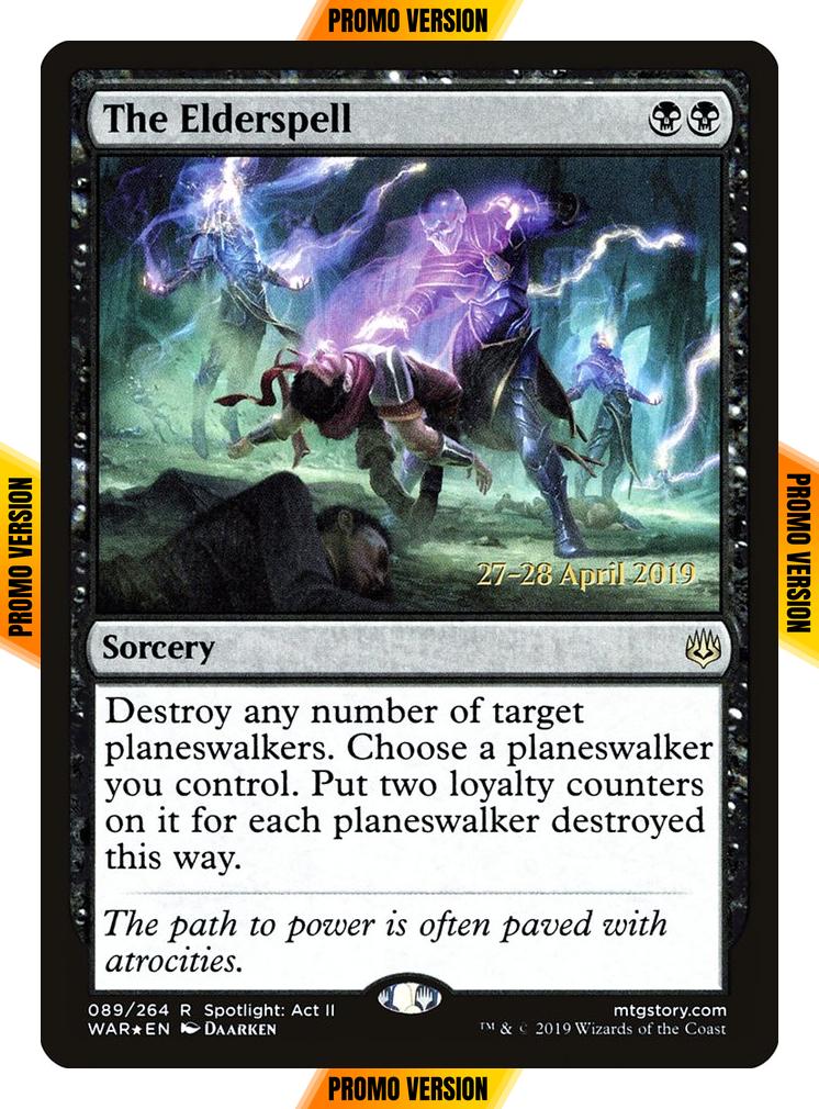The Elderspell [89s] [War of the Spark Promos] [Foil]