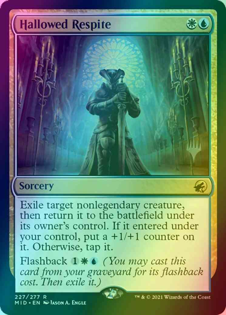 Hallowed Respite [Promo Pack] [227p] [Innistrad: Midnight Hunt Promos] [Foil]