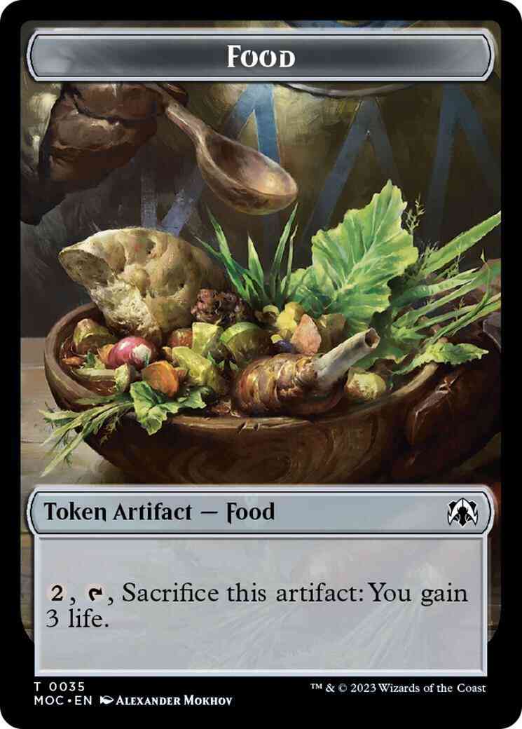 Food Token [35] [March of the Machine: Commander: Tokens] [Non-Foil]