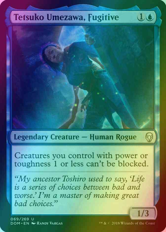 Tetsuko Umezawa, Fugitive [69] [Dominaria] [Foil]