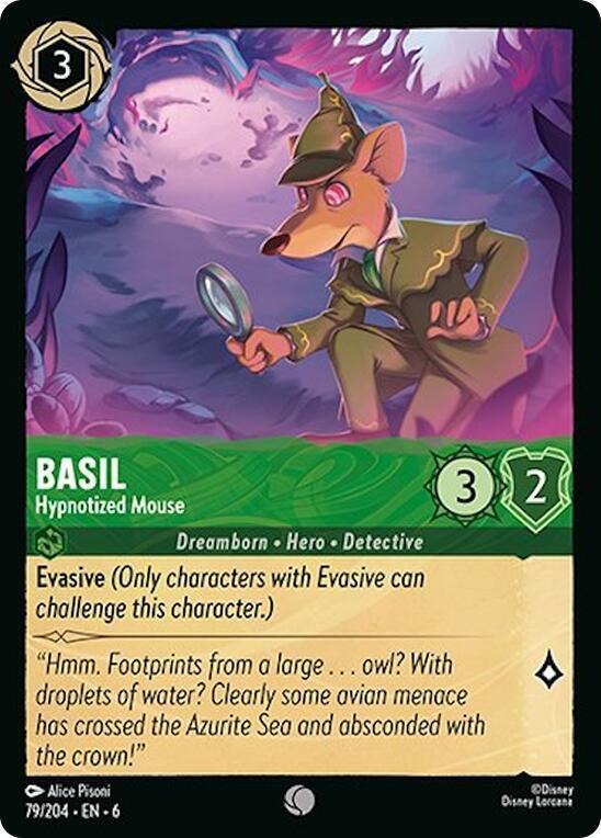Basil - Hypnotized Mouse - 79/204 [Azurite Sea] [Non-Foil]