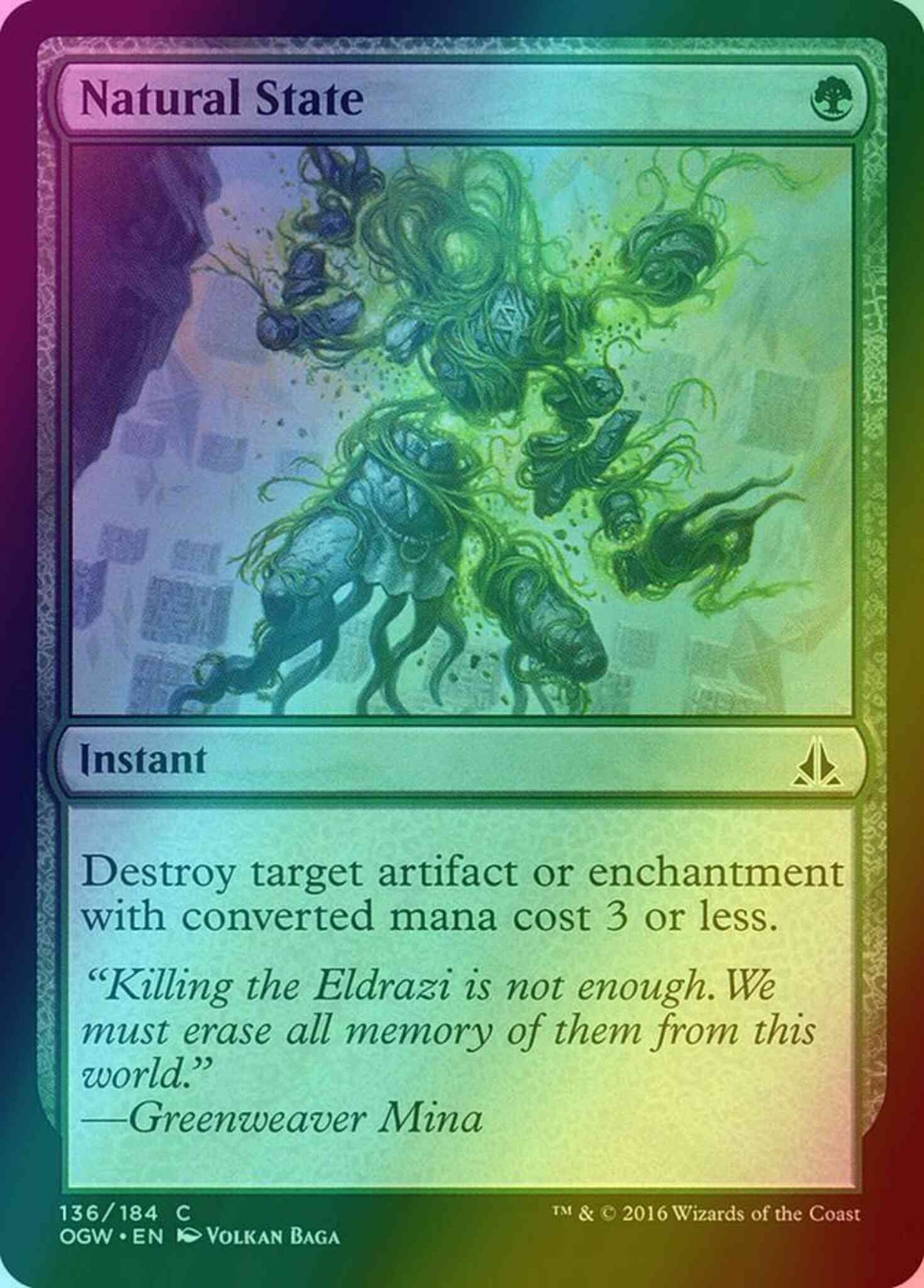 Natural State [136] [Oath of the Gatewatch] [Foil]
