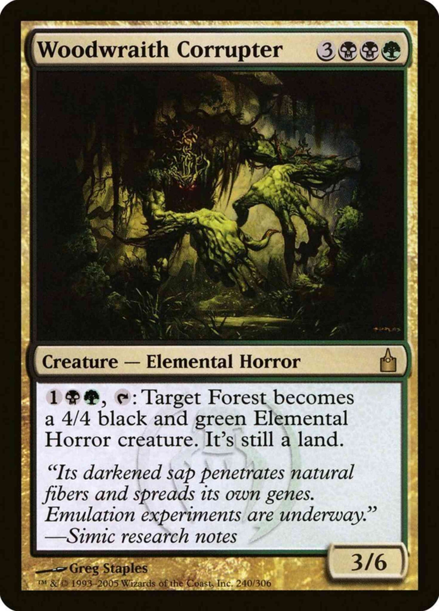 Woodwraith Corrupter [240] [Ravnica City Of Guilds] [Non-Foil]