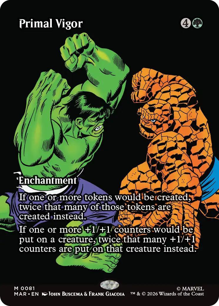 Primal Vigor [81] [Borderless] [Source Material] [Marvel Universe] [Non-Foil]