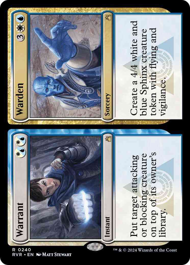 Warrant // Warden [240] [Ravnica Remastered] [Non-Foil]