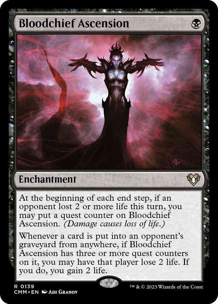 Bloodchief Ascension [139] [Commander Masters] [Non-Foil]