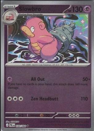 Slowbro - 030/084 - Uncommon [me05-030] [Reverse Holo]
