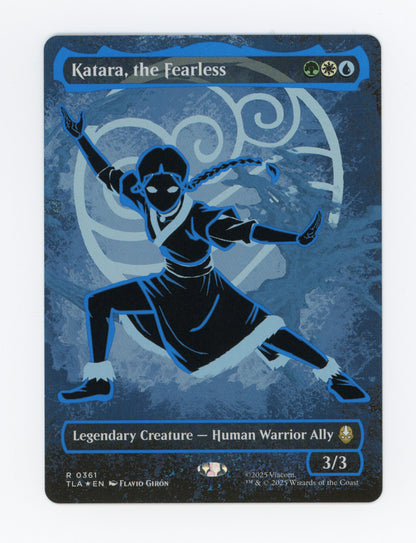 Katara, the Fearless — Borderless|Battle Pose|Neon Ink — ID 19685