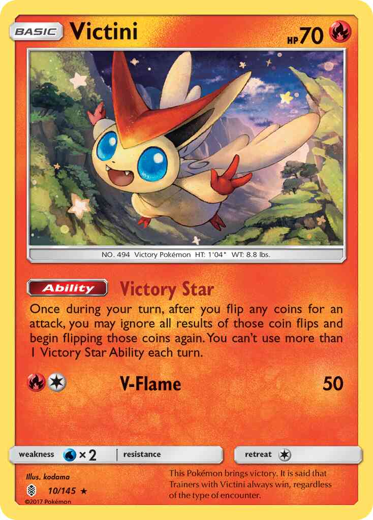 Victini - 10/145 - Rare Holo [sm2-10] [Holo]