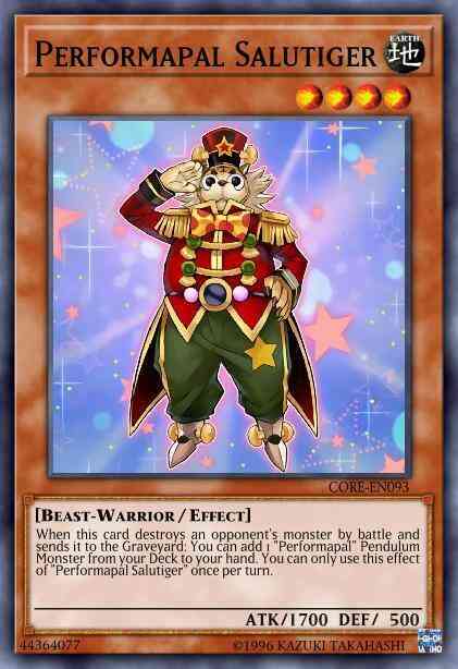 Performapal Salutiger - CORE-EN093 - Common - 1st Edition