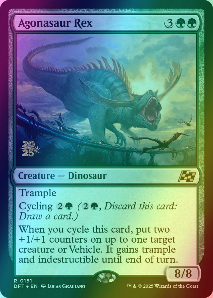 Agonasaur Rex [151s] [Prerelease] [Aetherdrift: Promos] [Foil]