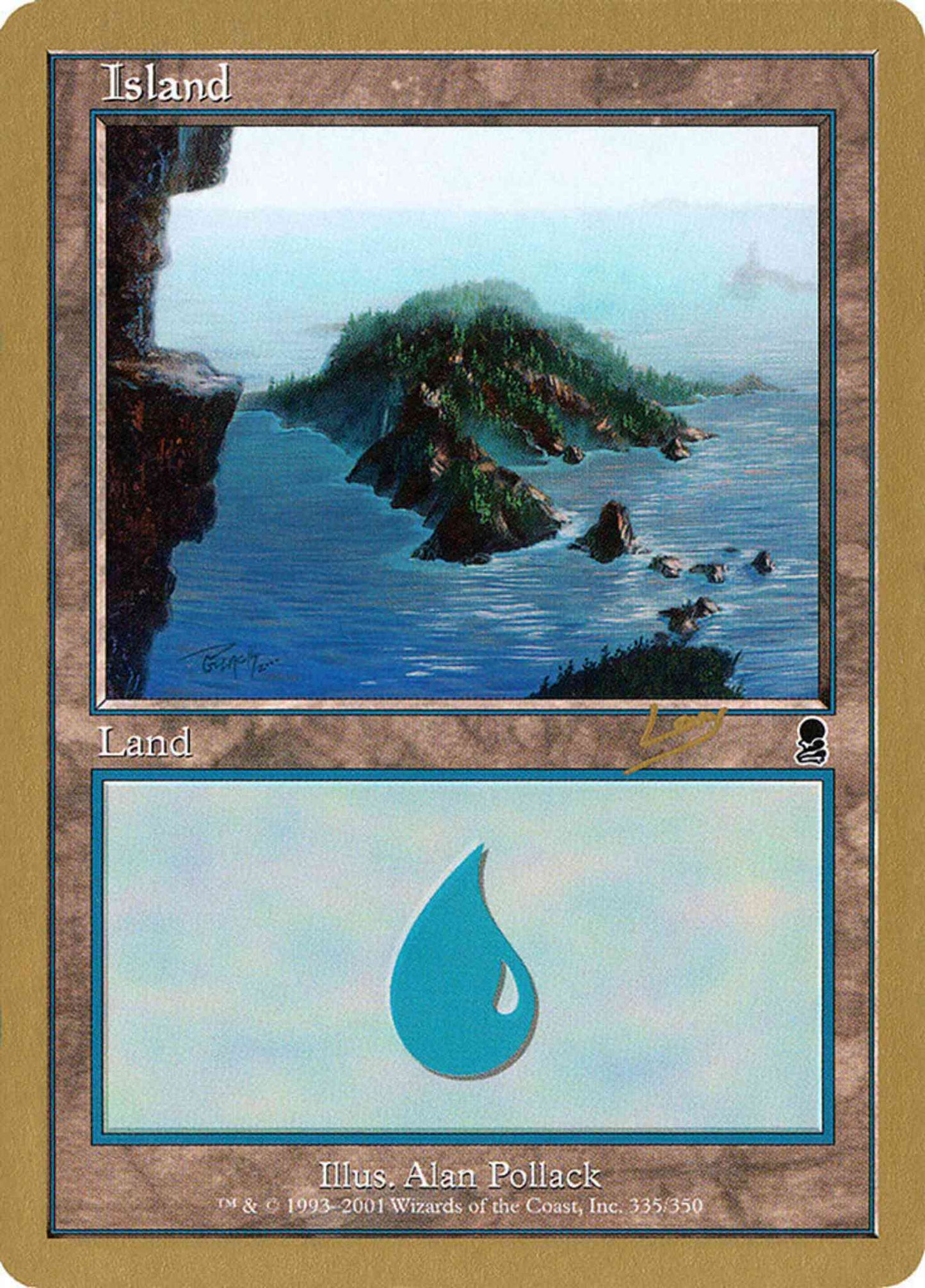 Island [rl335] [Raphael Levy] [335] [World Championship Decks 2002] [Non-Foil]