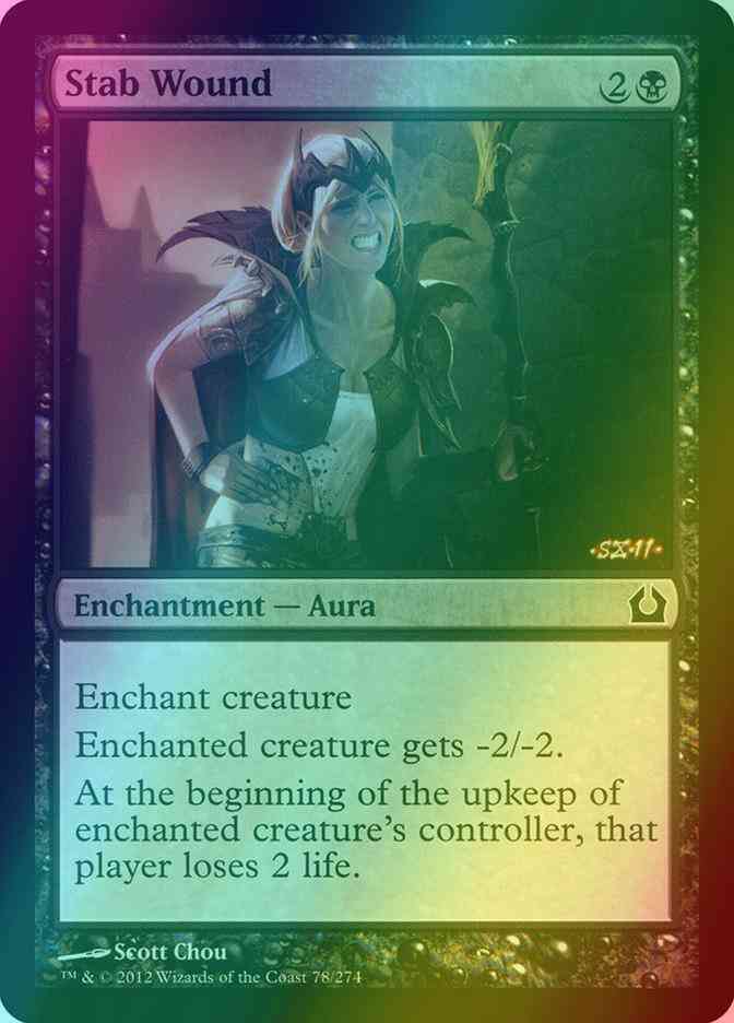Stab Wound [78] [Return To Ravnica] [Foil]