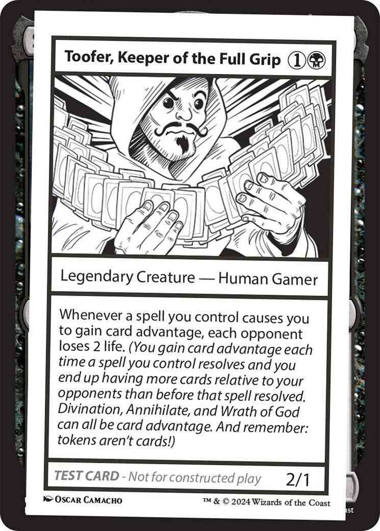 Toofer, Keeper of the Full Grip [318] [Playtest Card] [Mystery Booster 2] [Non-Foil]