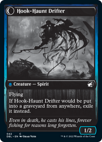 Baithook Angler // Hook-Haunt Drifter [42] [Innistrad: Double Feature] [Non-Foil]