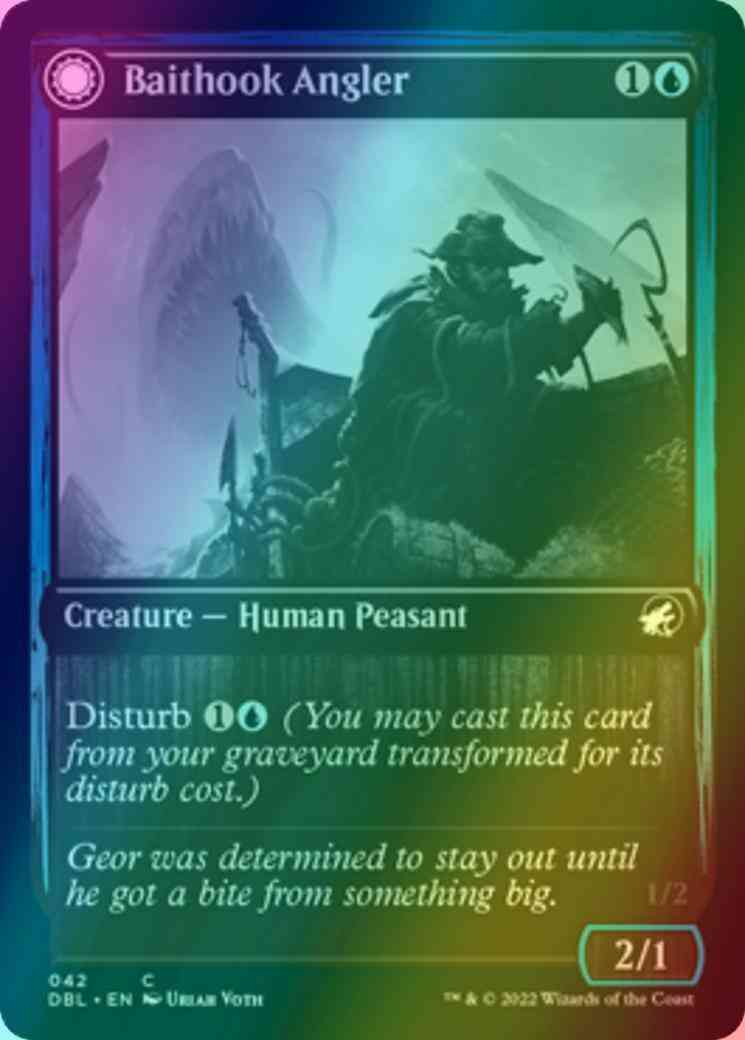 Baithook Angler // Hook-Haunt Drifter [42] [Innistrad: Double Feature] [Foil]