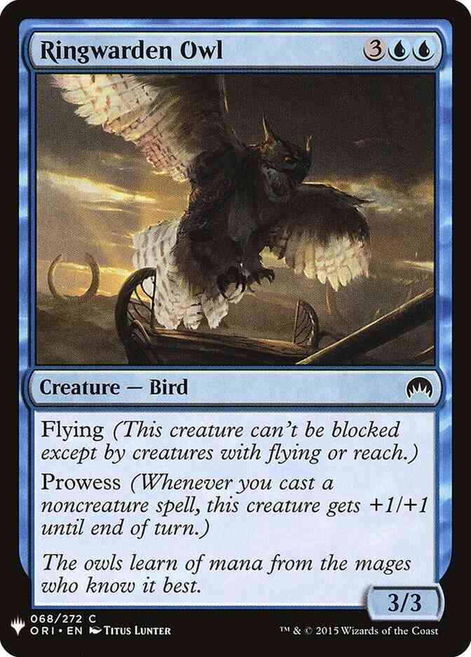 Ringwarden Owl [ORI-68] [The List] [Non-Foil]