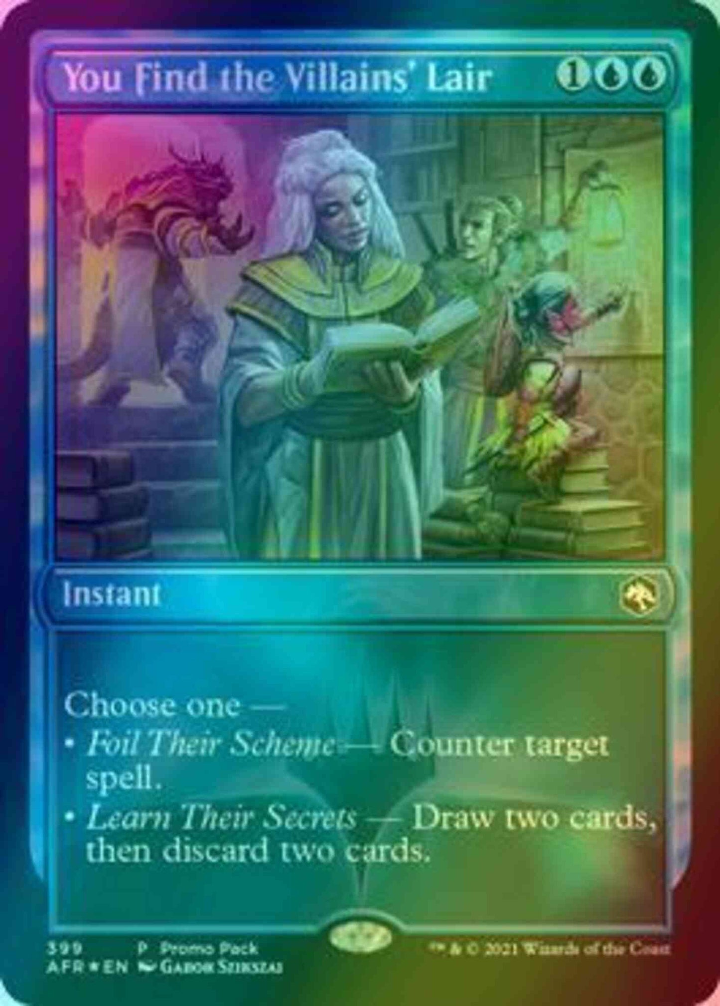 You Find the Villains' Lair [399] [Dark Frame Promo Pack] [Adventures in the Forgotten Realms] [Foil]