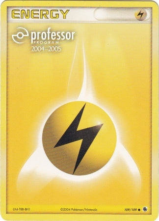 Lightning Energy - 109/109 - Promotional - Professor Program 2004-2005 [Non-Holo]