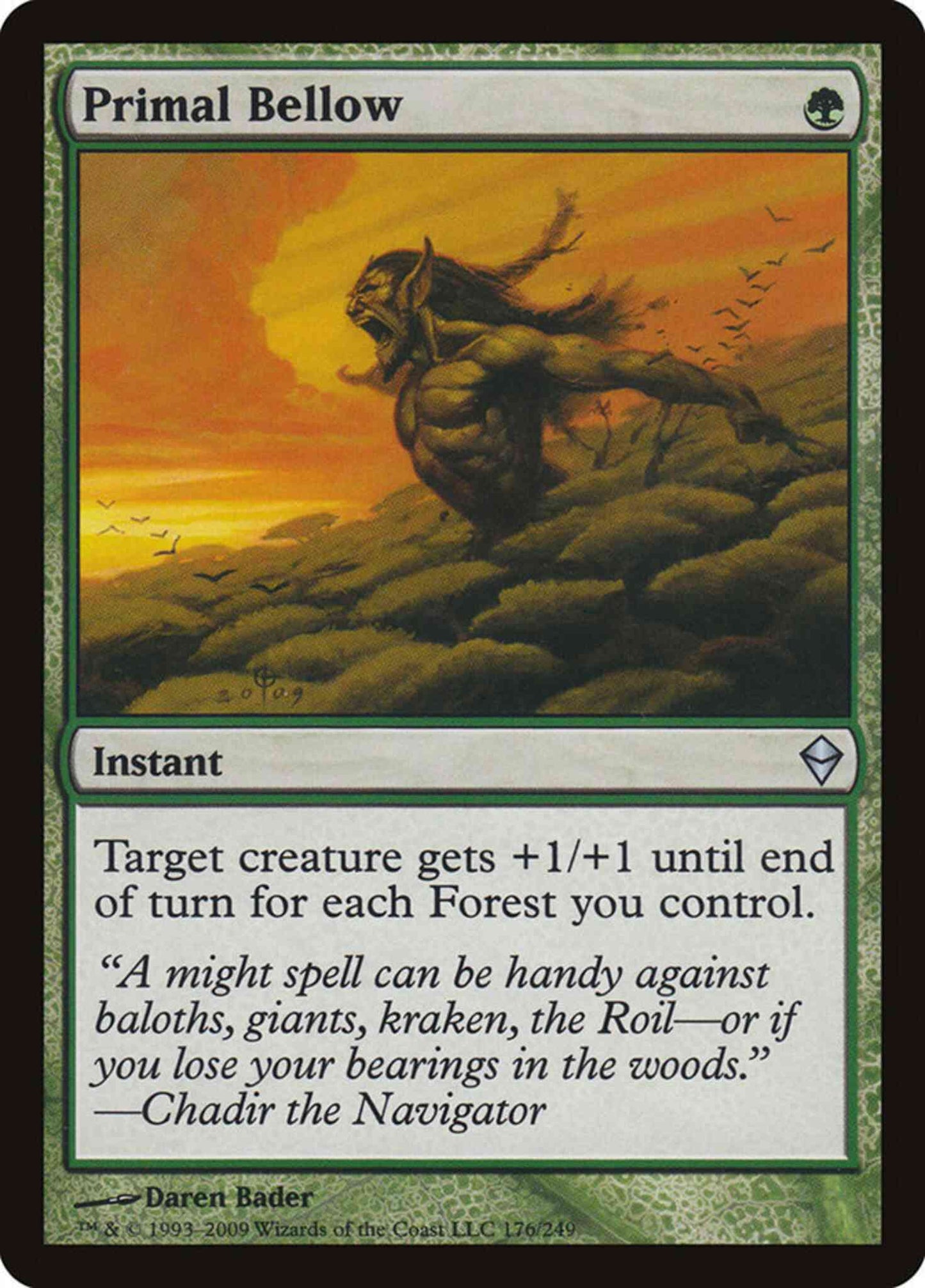 Primal Bellow [176] [Zendikar] [Non-Foil]