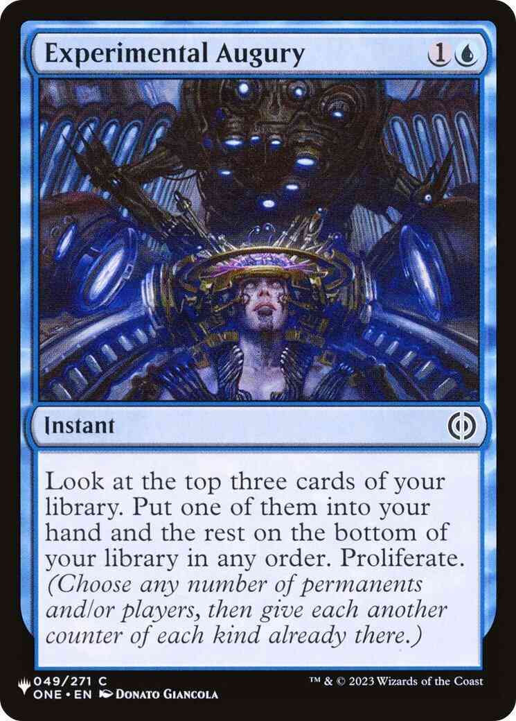 Experimental Augury [ONE-49] [The List] [Non-Foil]