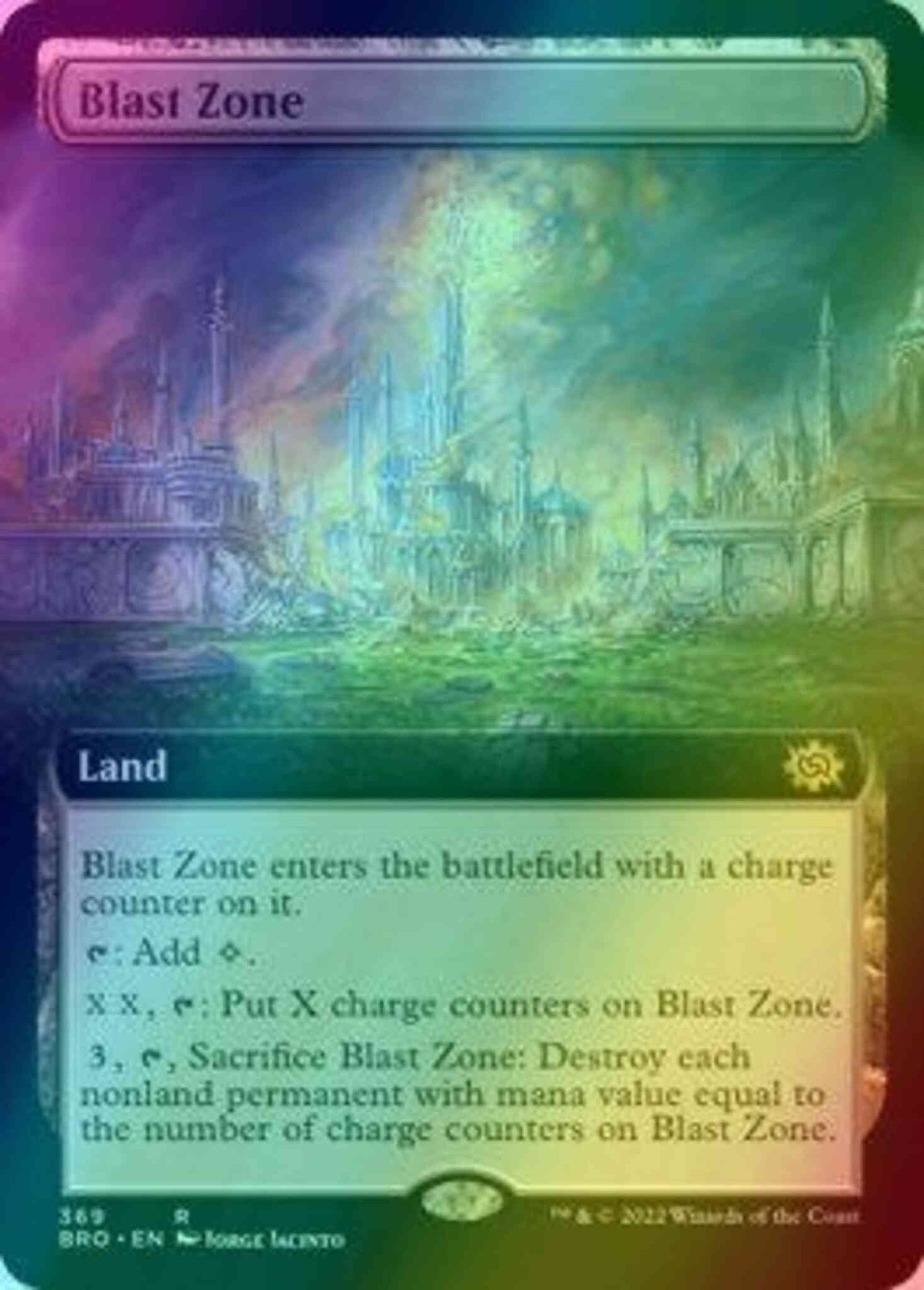 Blast Zone [369] [Extended Art] [The Brothers' War] [Foil]