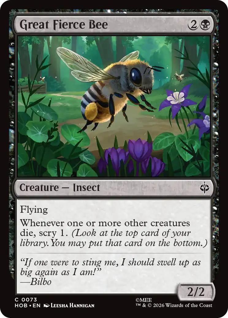 Great Fierce Bee [73] [The Hobbit] [Non-Foil]