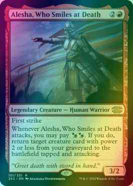 Alesha, Who Smiles at Death [101] [Double Masters 2022] [Foil]