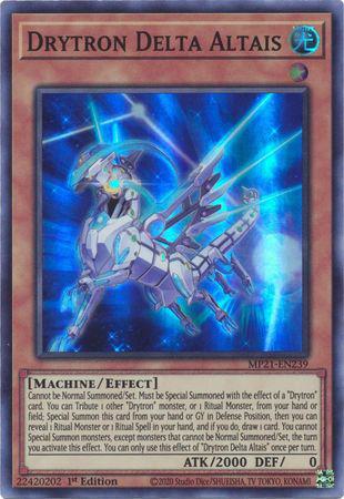Drytron Delta Altais - MP21-EN239 - Super Rare - 1st Edition