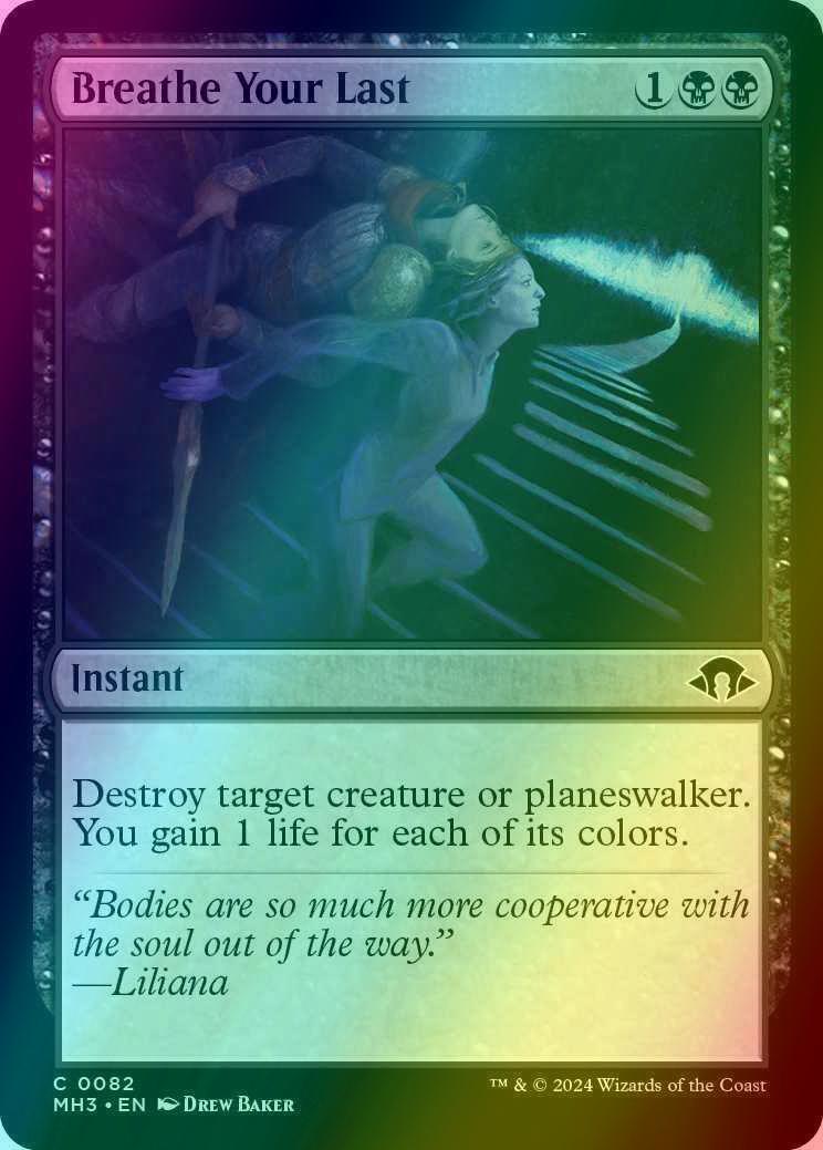 Breathe Your Last [82] [Modern Horizons 3] [Foil]