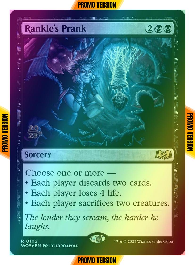Rankle's Prank [102s] [Prerelease] [Wilds of Eldraine: Promos] [Foil]
