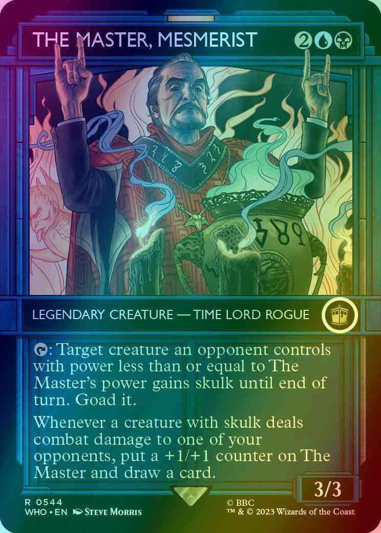 The Master, Mesmerist [544] [TARDIS Showcase] [Universes Beyond: Doctor Who] [Foil]