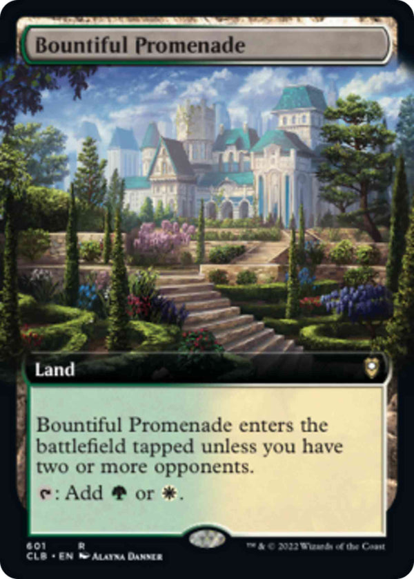 Bountiful Promenade [601] [Extended Art] [Commander Legends: Battle for Baldur's Gate] [Non-Foil]